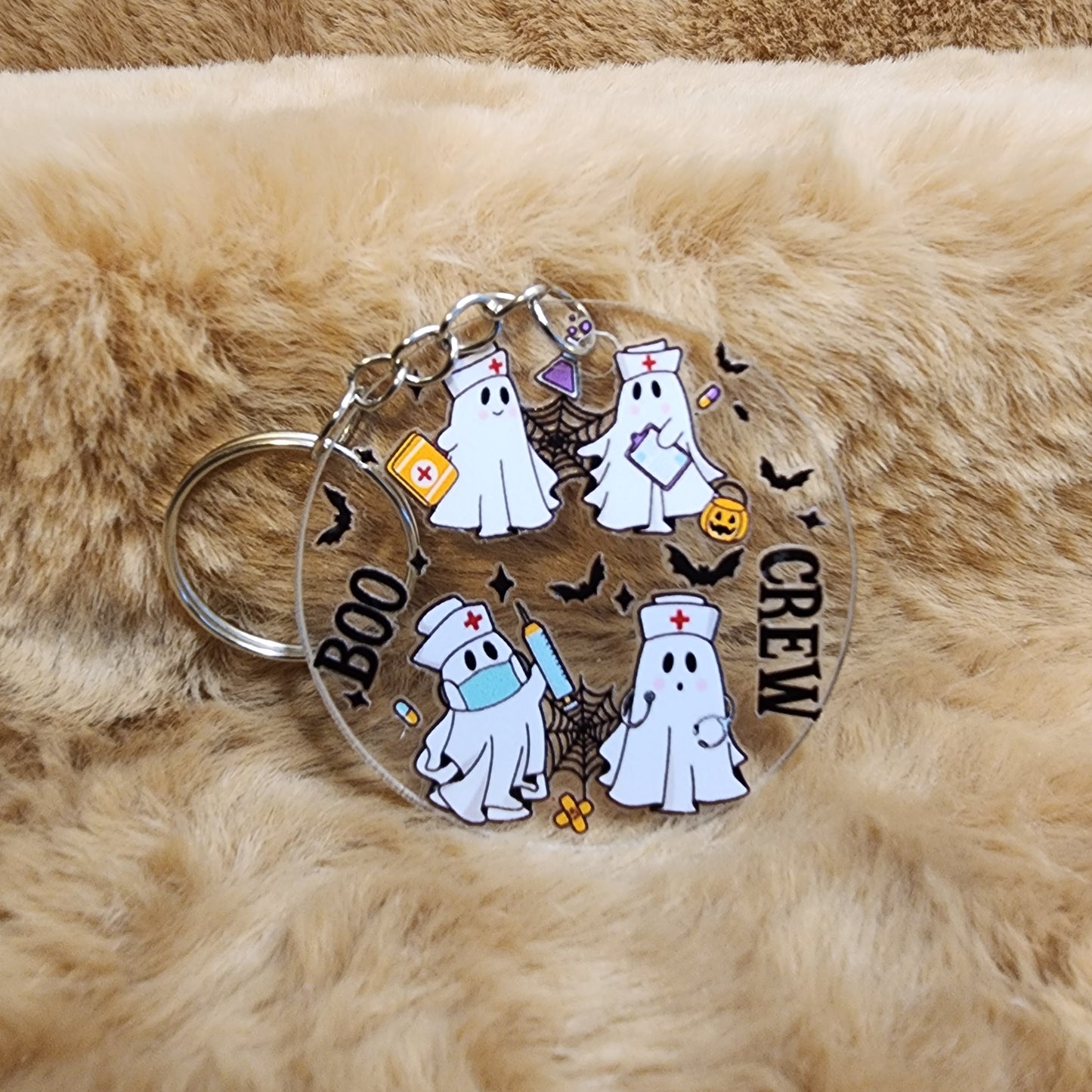 Ghost Nurse acrylic keychain