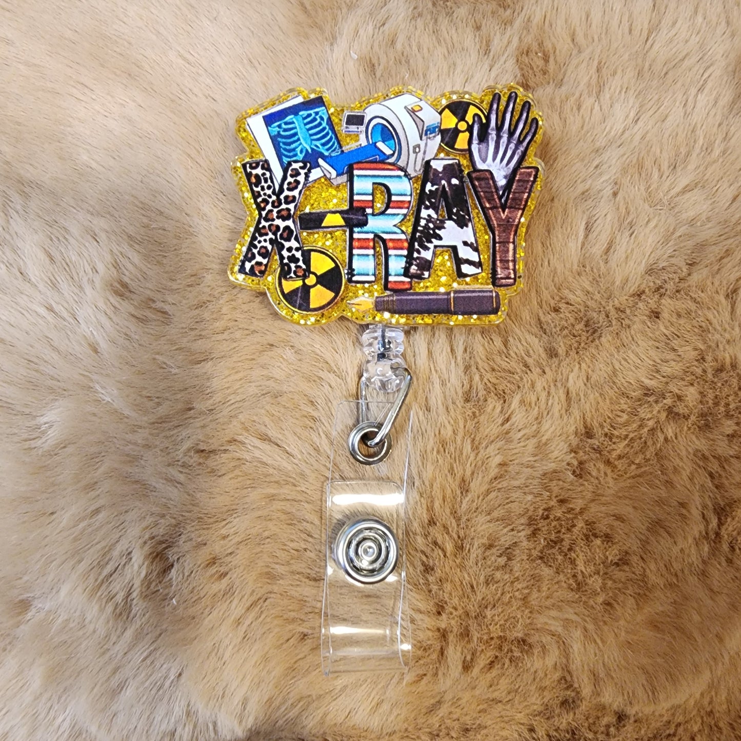 X-Ray Tech Gold Badge Reel