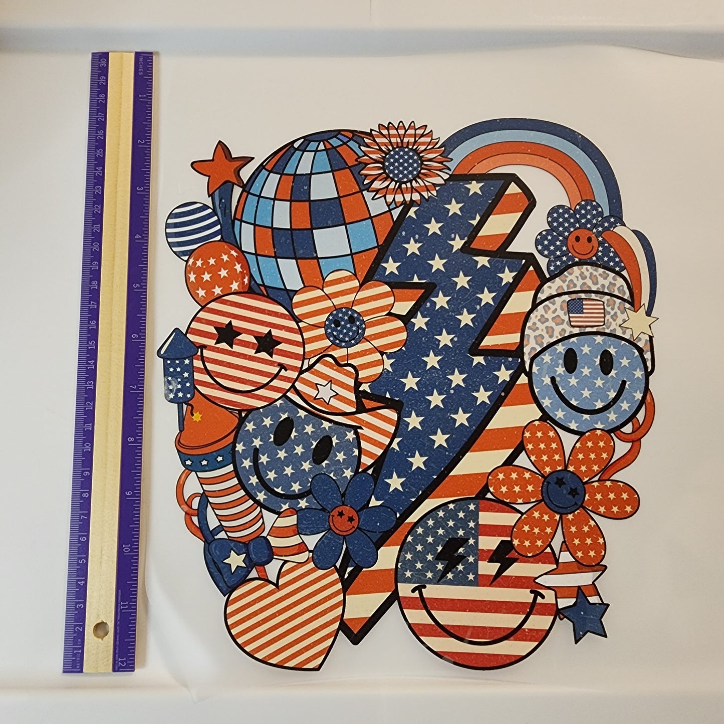 Patriotic DTF shirt transfers