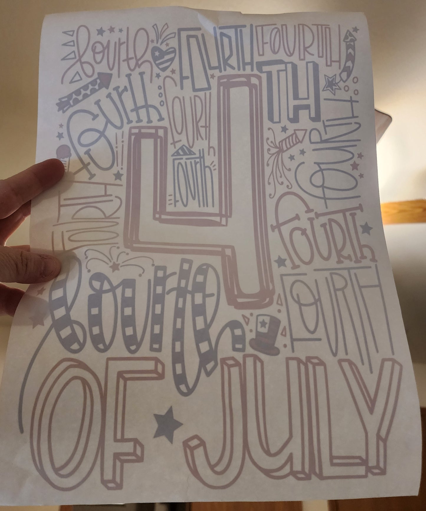 Patriotic DTF shirt transfers