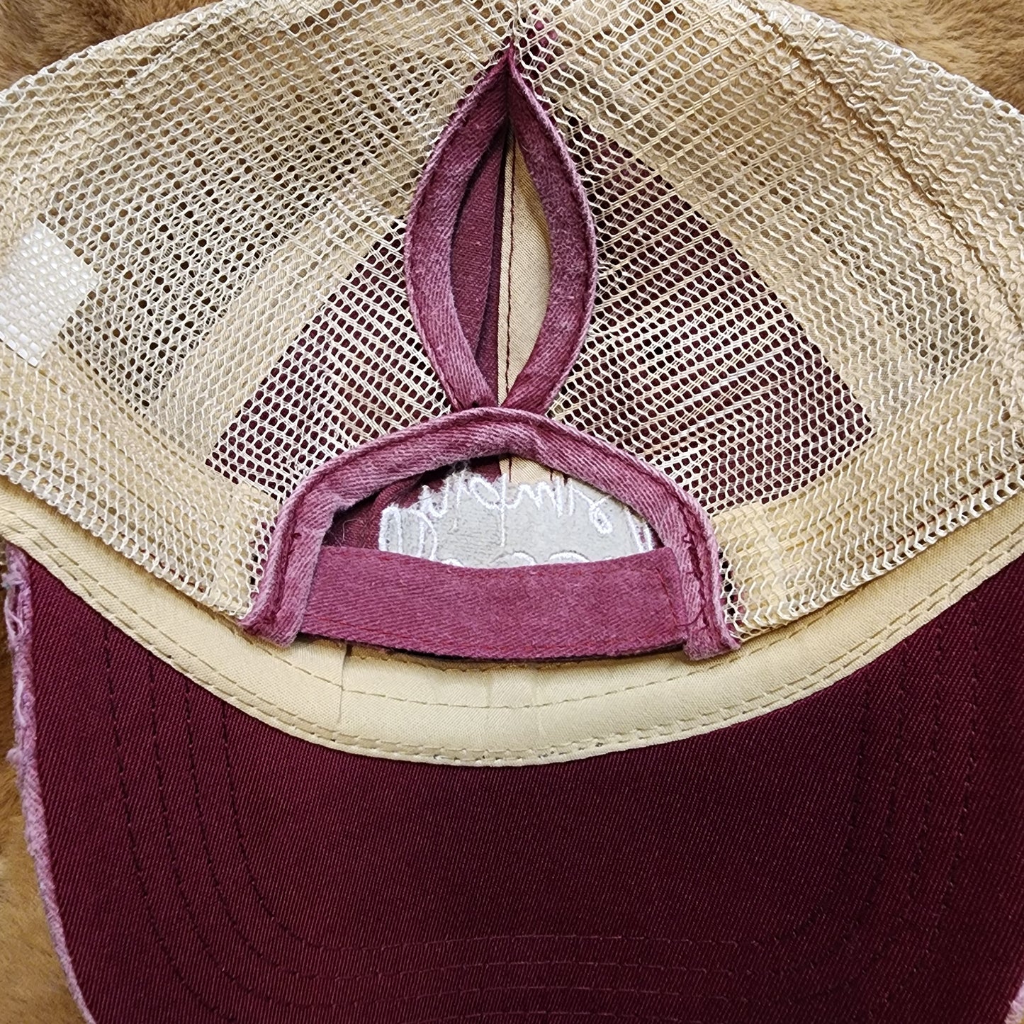 Simply Blessed Ponytail Baseball Cap