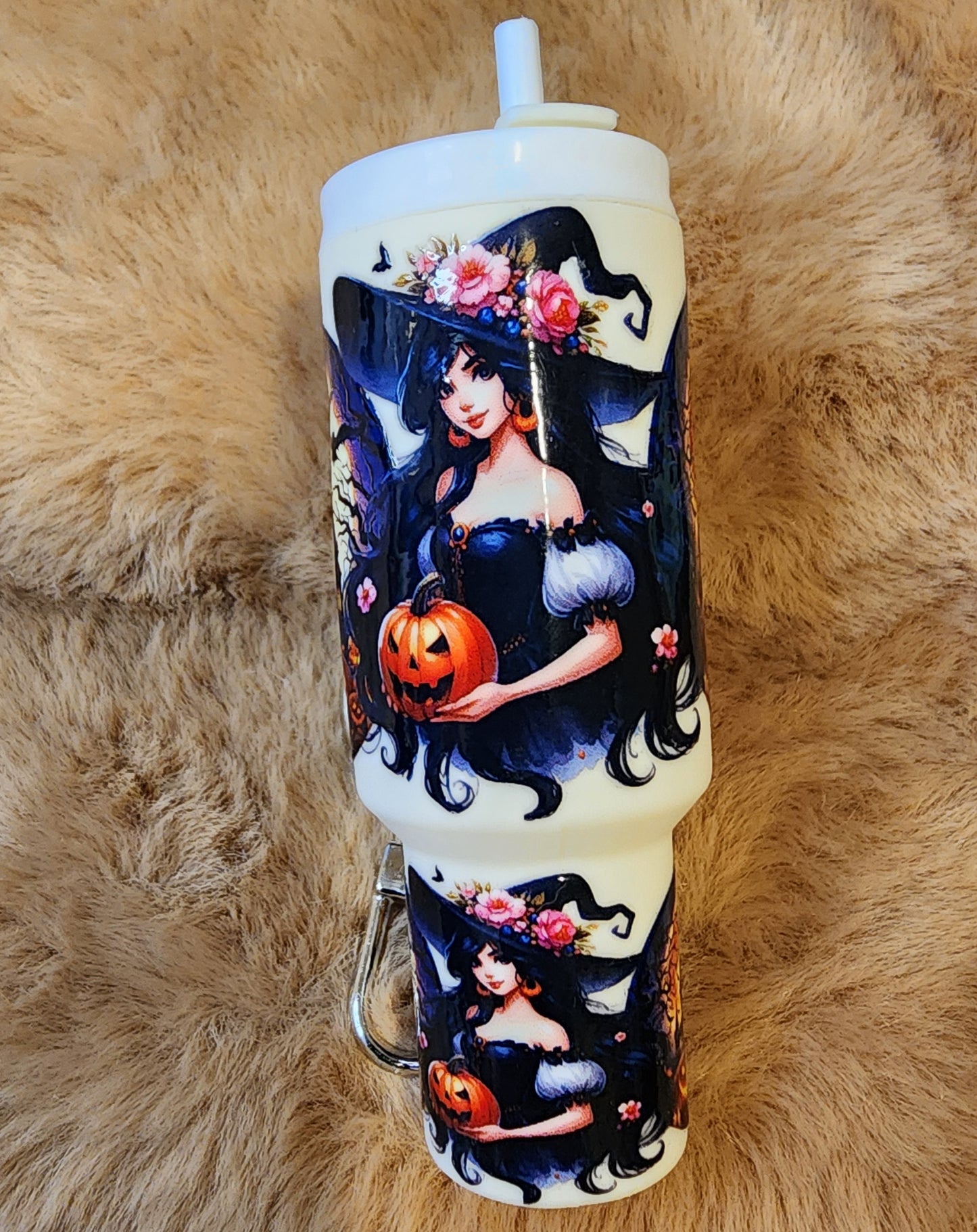 **CLEARANCE** Fairy Witch Halloween Mini Tumbler Keychain