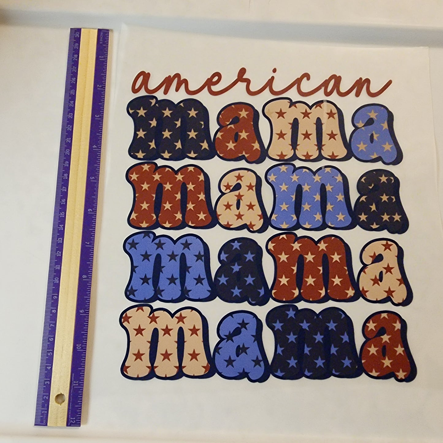 Patriotic DTF shirt transfers