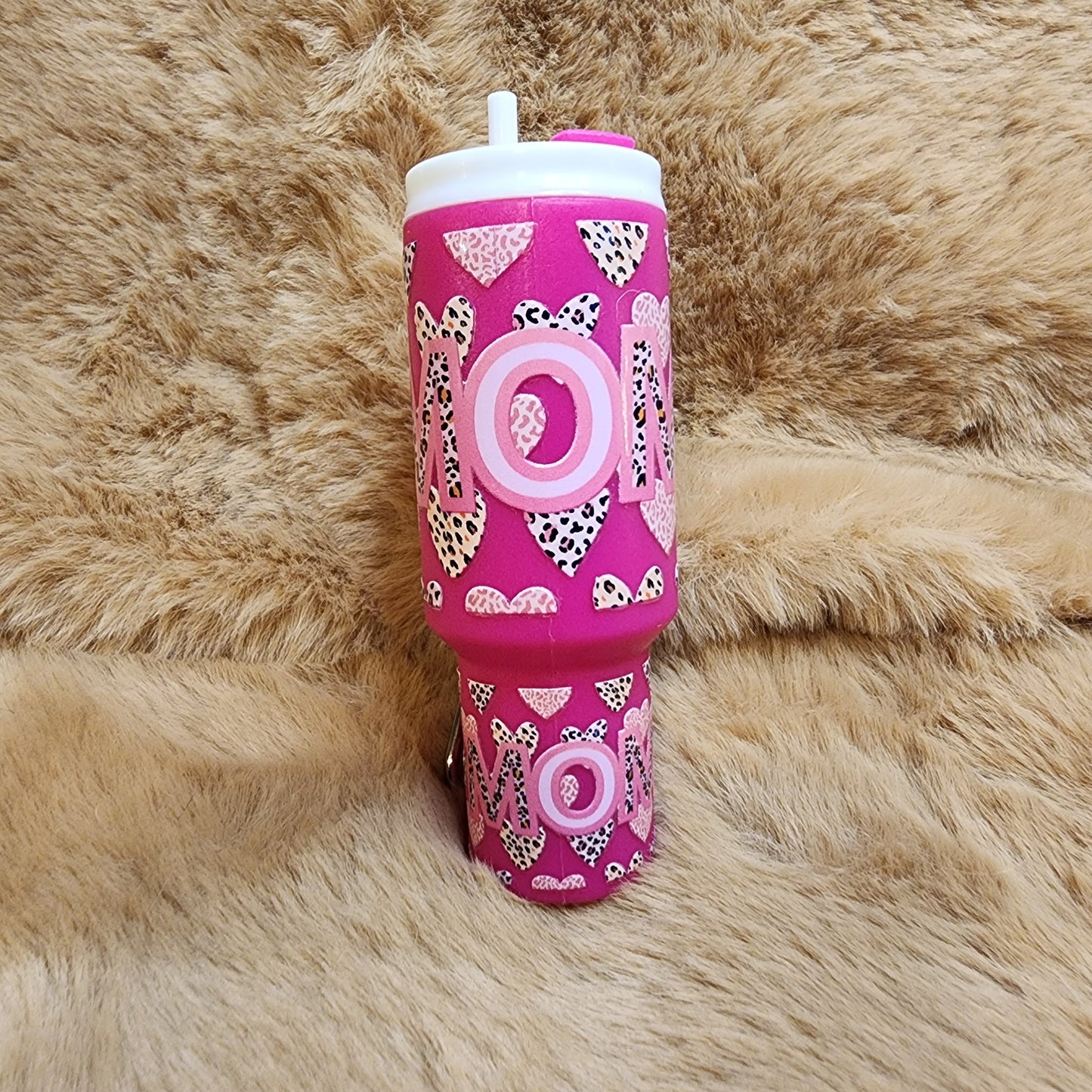 Mom Mini Tumbler Keychain