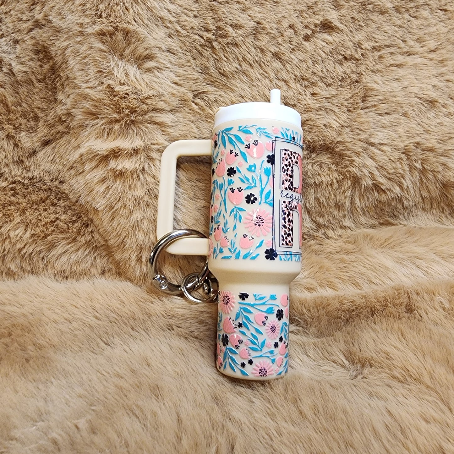 RN Nurse Mini Tumbler Keychain