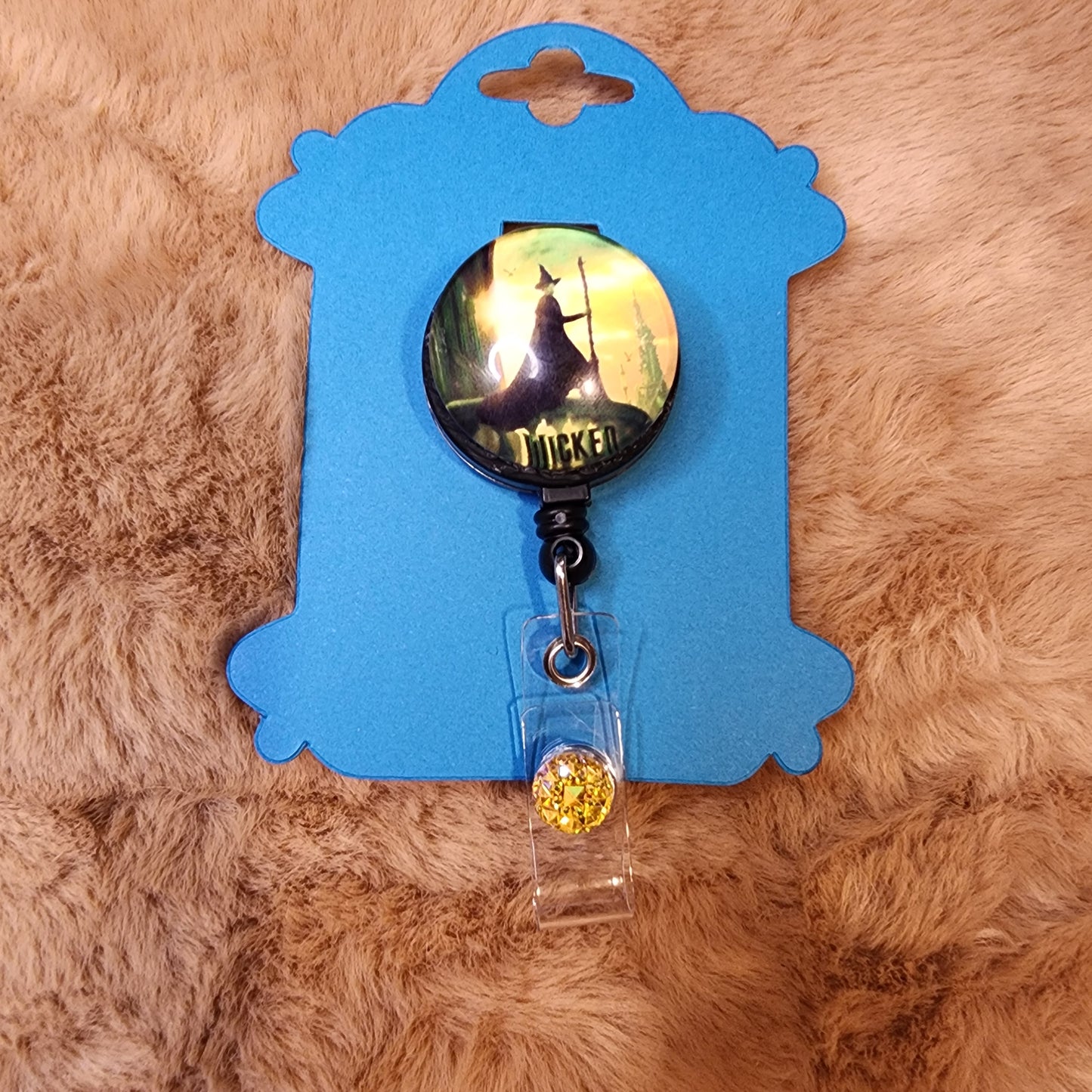 Wicked Glass Badge Reel