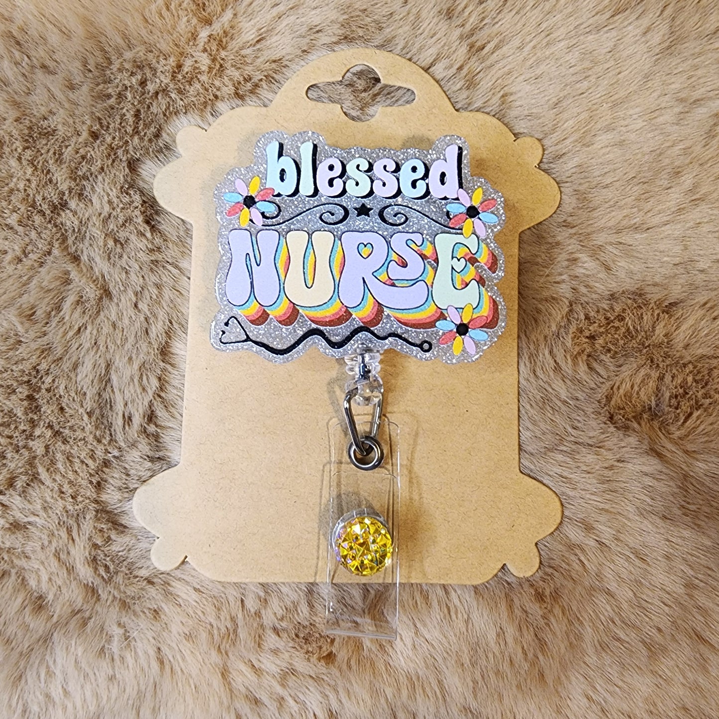 Blessed Nurse Badge Reel