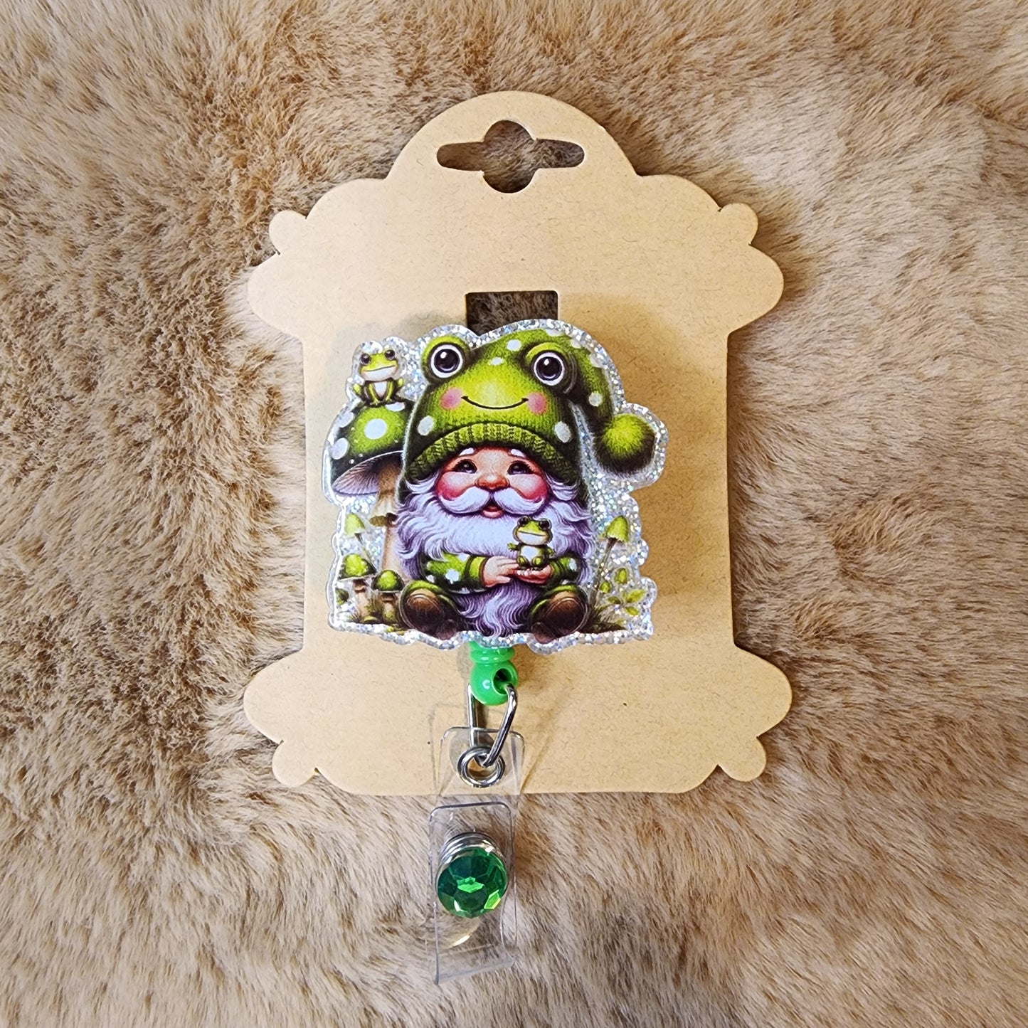 Frog Gnome Badge Reel