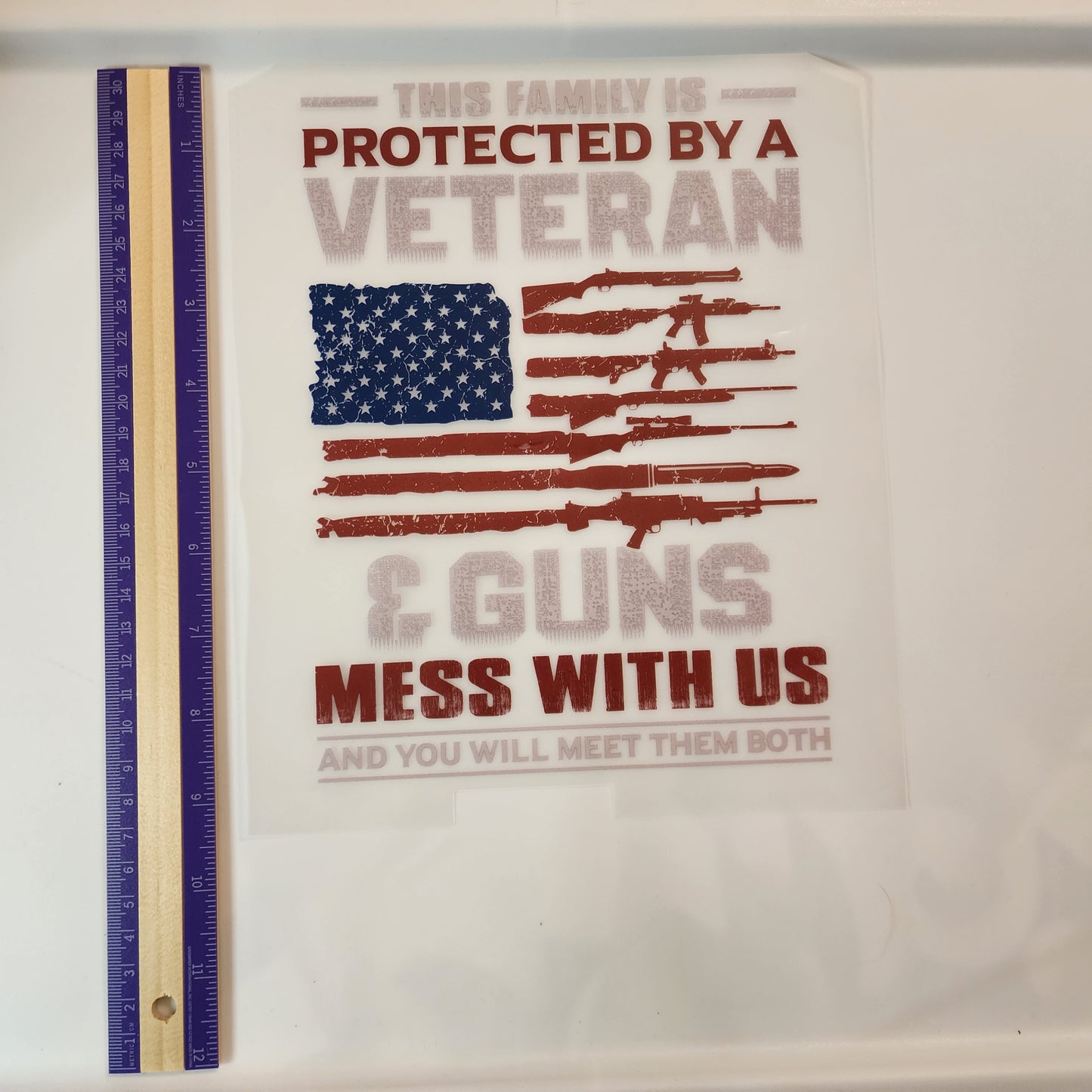 Patriotic DTF shirt transfers