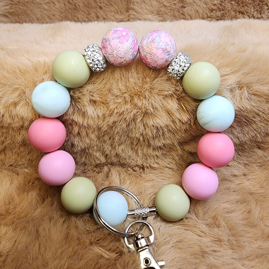 Spring Wristlet Keychain