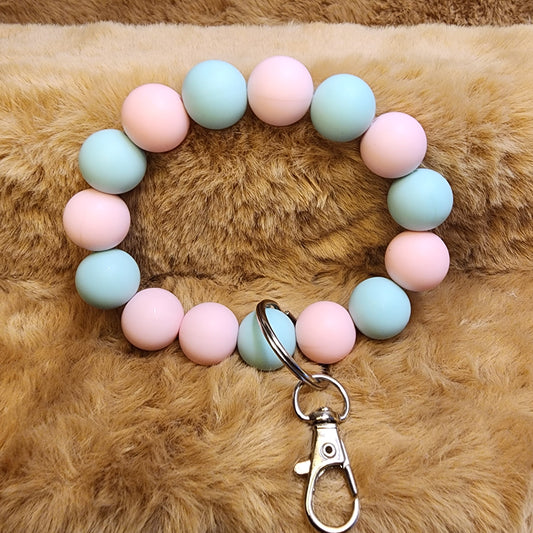 Pastel Wristlet Keychain
