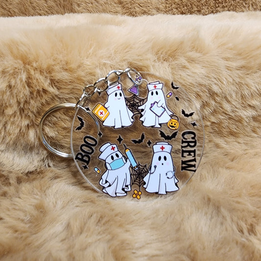 Ghost Nurse acrylic keychain