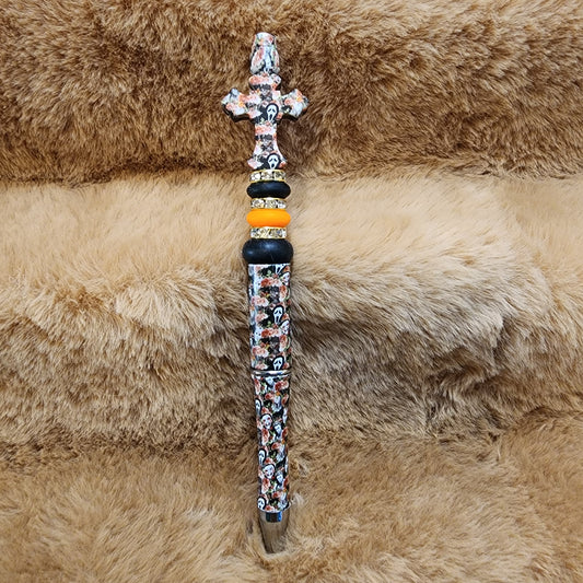 Horror Theme Beaded Pen