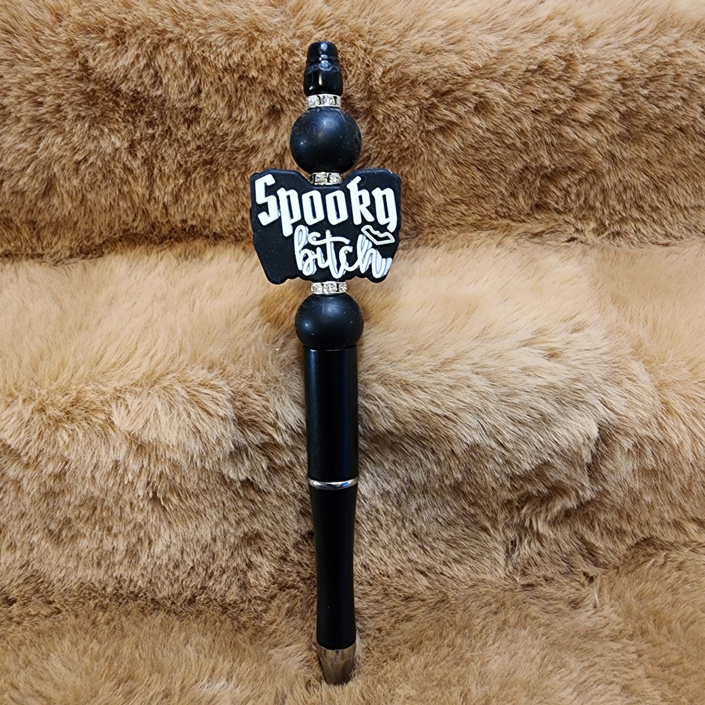 Spooky Bitch Beaded Pen