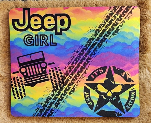 Jeep Girl Mousepad