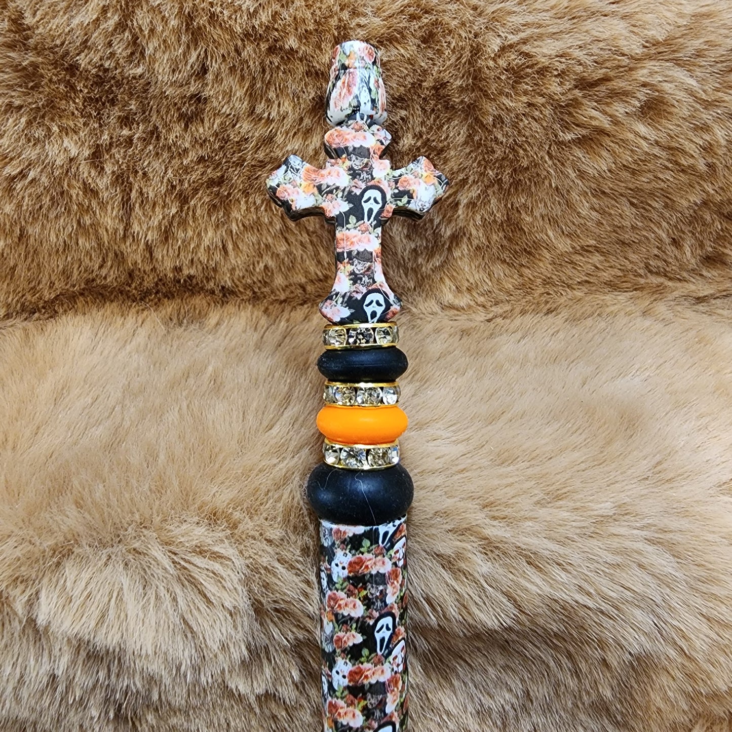 Horror Theme Beaded Pen