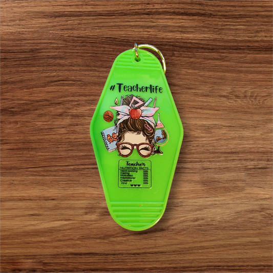 Teacher Hotel Keychain