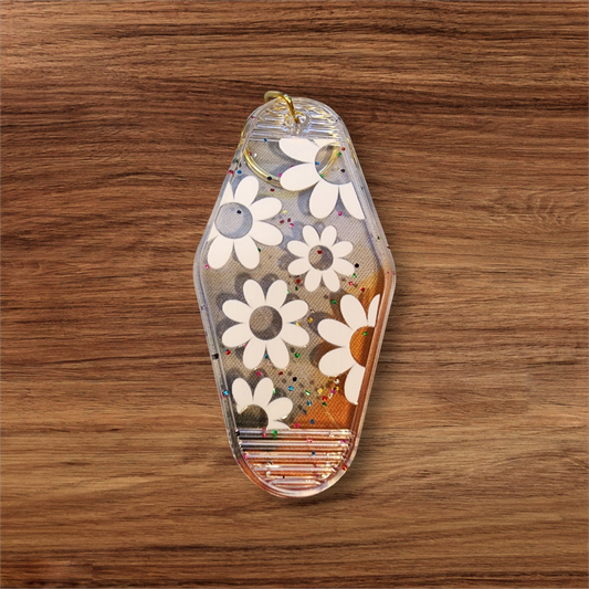 Flower Hotel Keychain