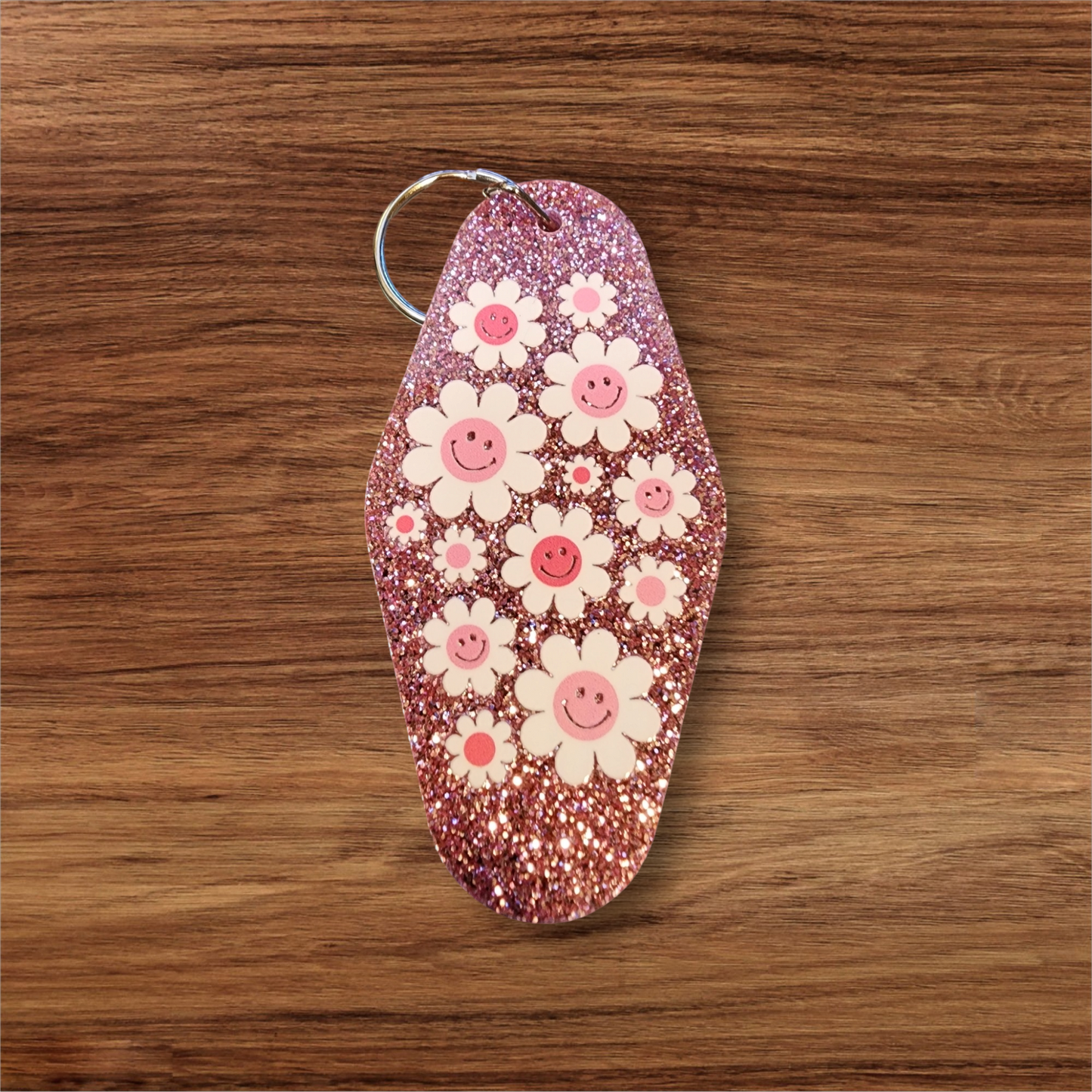 Flower Hotel Keychain