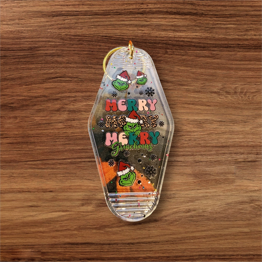 Christmas Theme Hotel Keychain