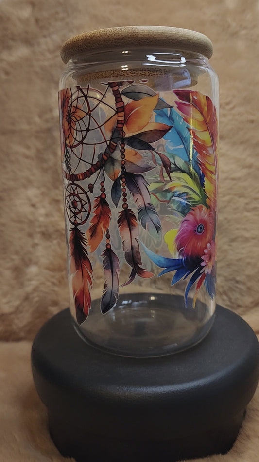 Dreamcatcher 16 oz. Glass Tumbler
