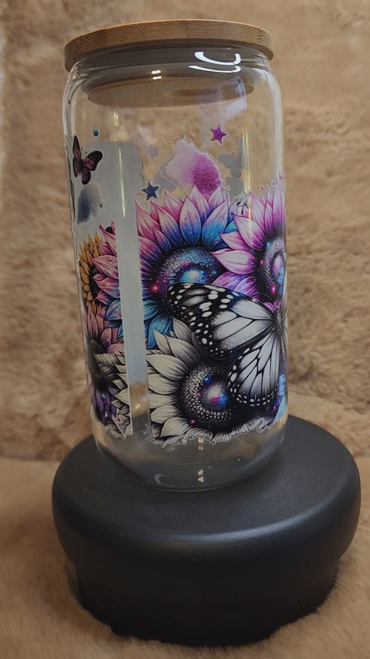 Tattoo Girl 16 oz. Glass Tumbler