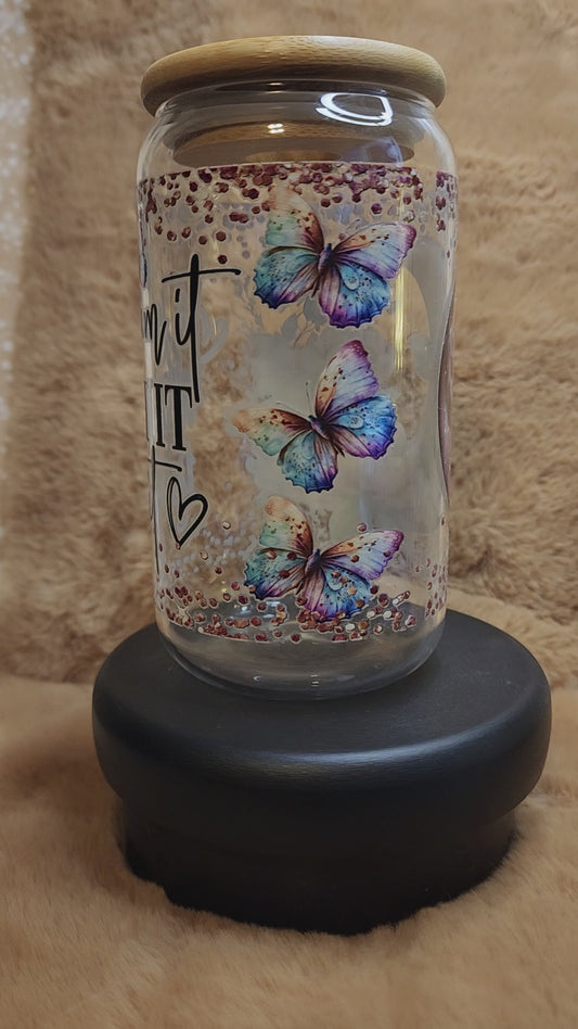 Dream It 16 oz. Glass Tumbler