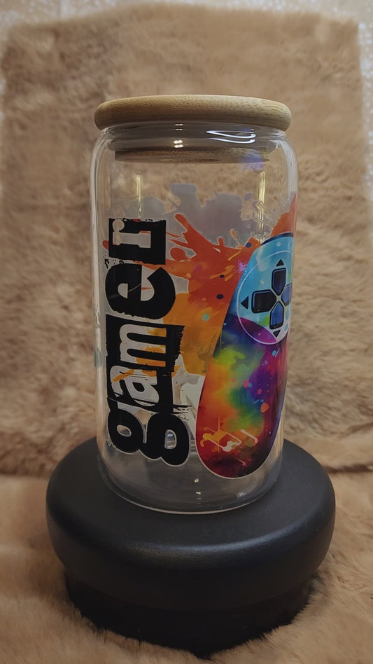 Gamer 16 oz. Glass Tumbler