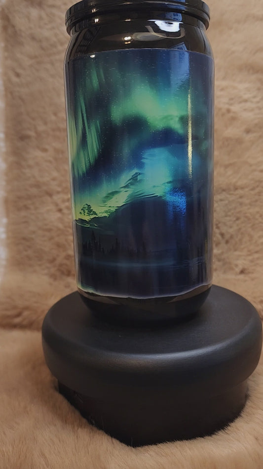 Northern Lights 16 oz. Plastic Tumbler