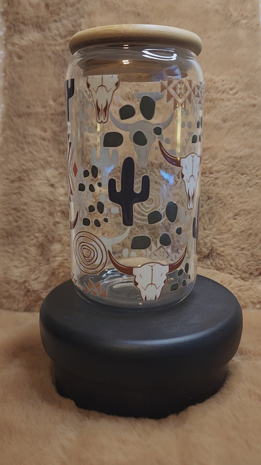 Western 16 oz. Glass Tumbler
