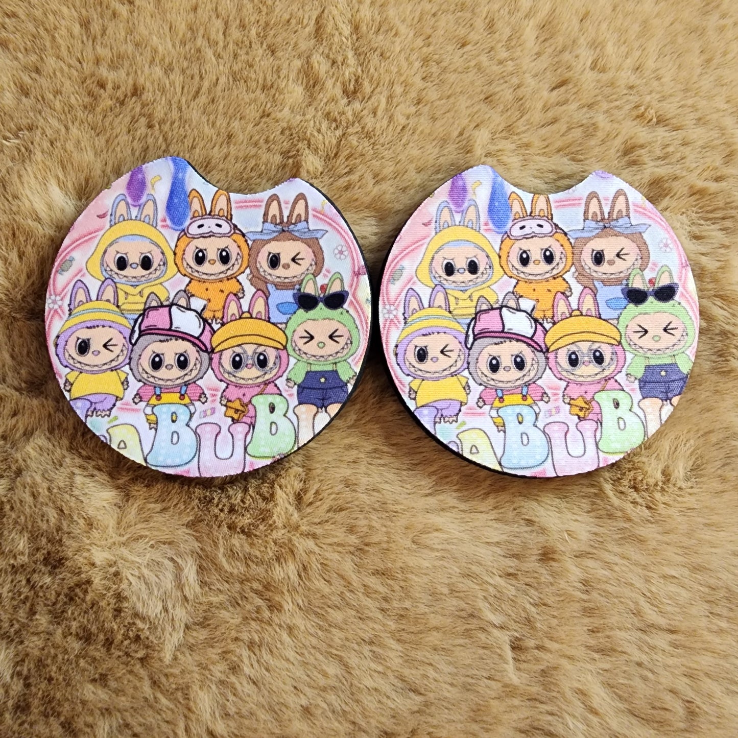 Bu 2 pc car coaster set