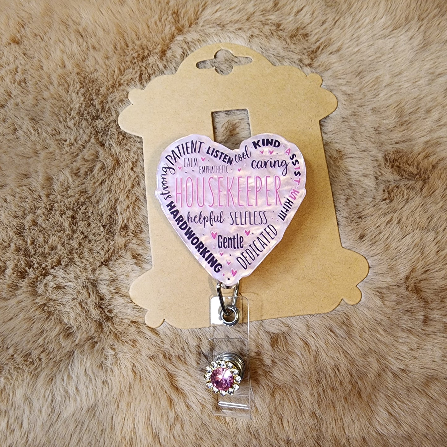 Housekeeper Badge Reel