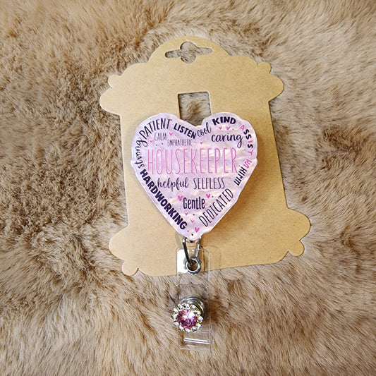 Housekeeper Badge Reel