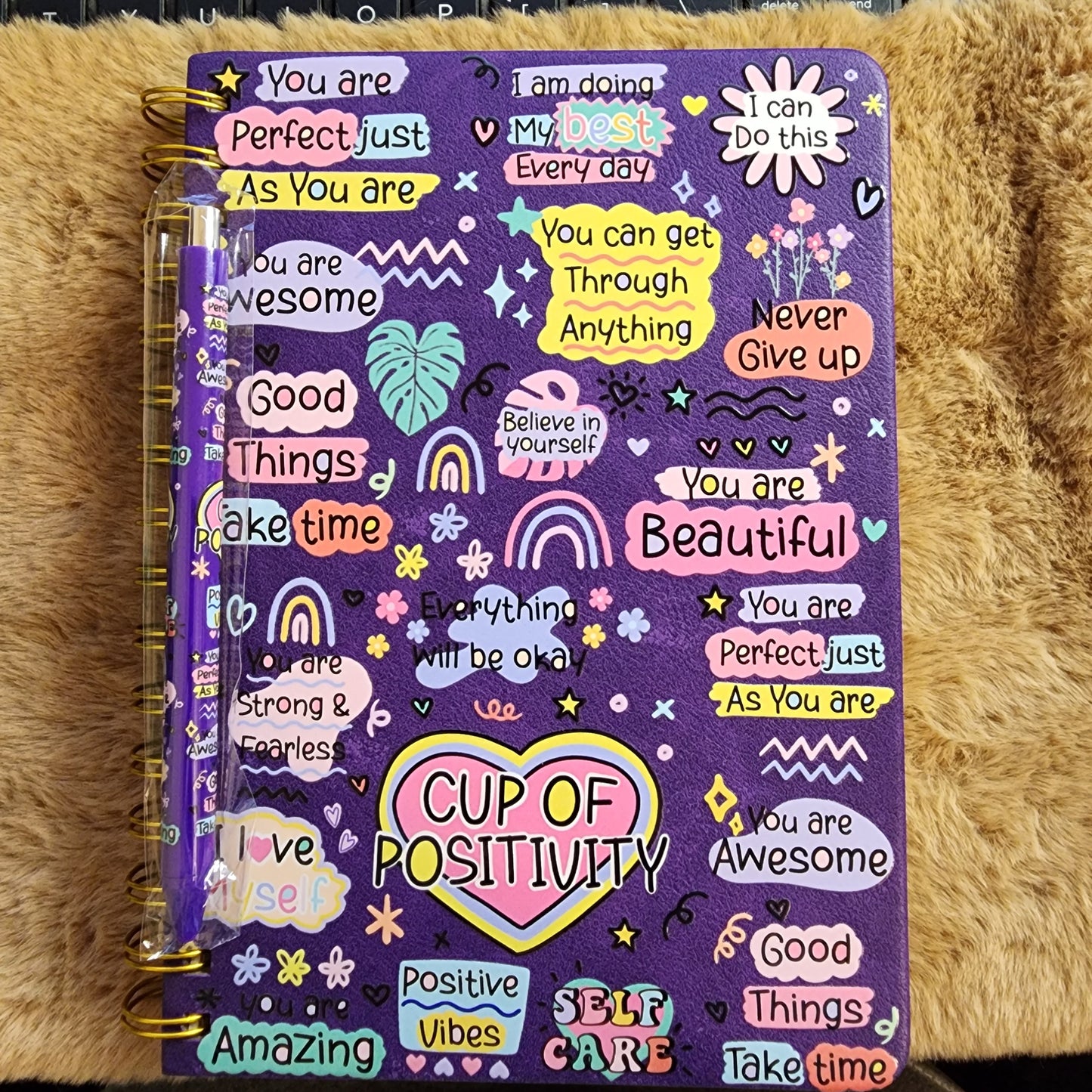 Motivational Notebook/Journal with matching pen