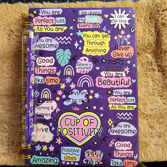 Motivational Notebook/Journal with matching pen