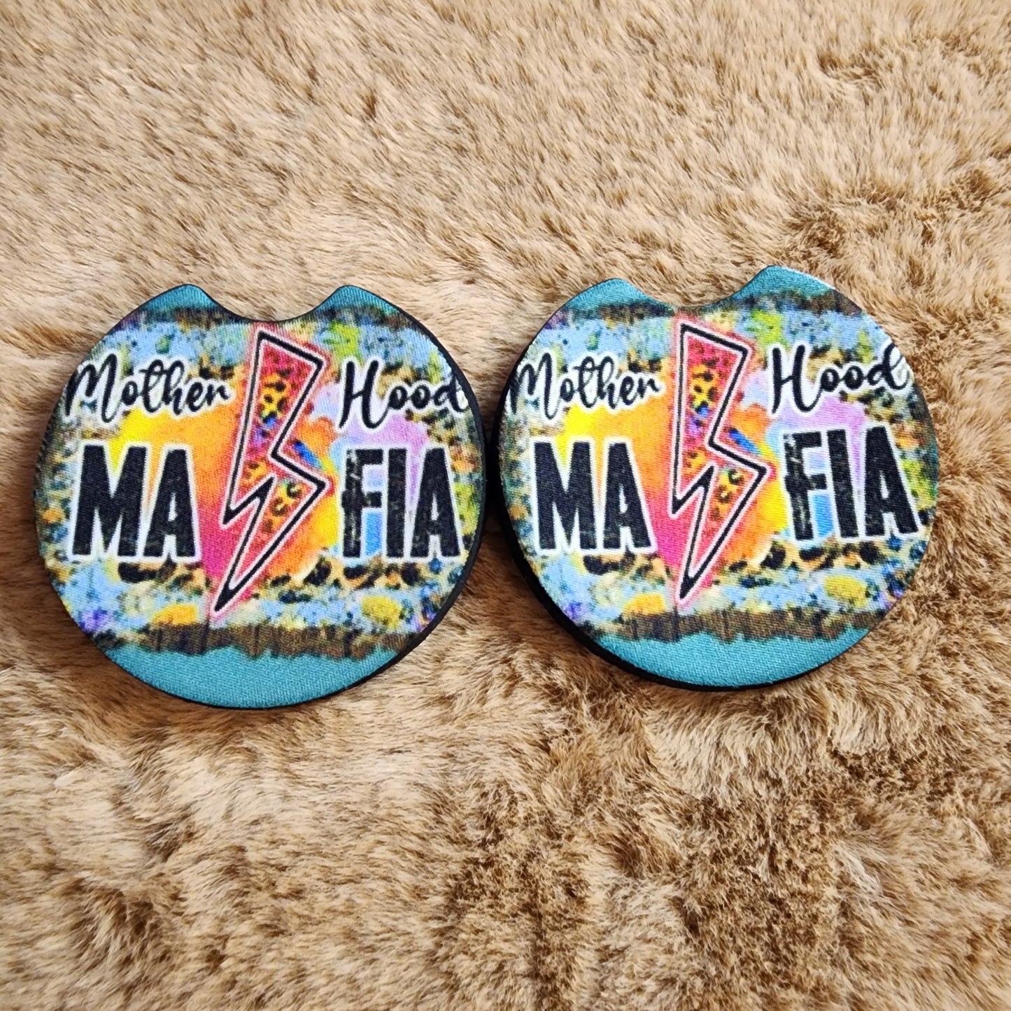 Motherhood Mafia Car Coaster