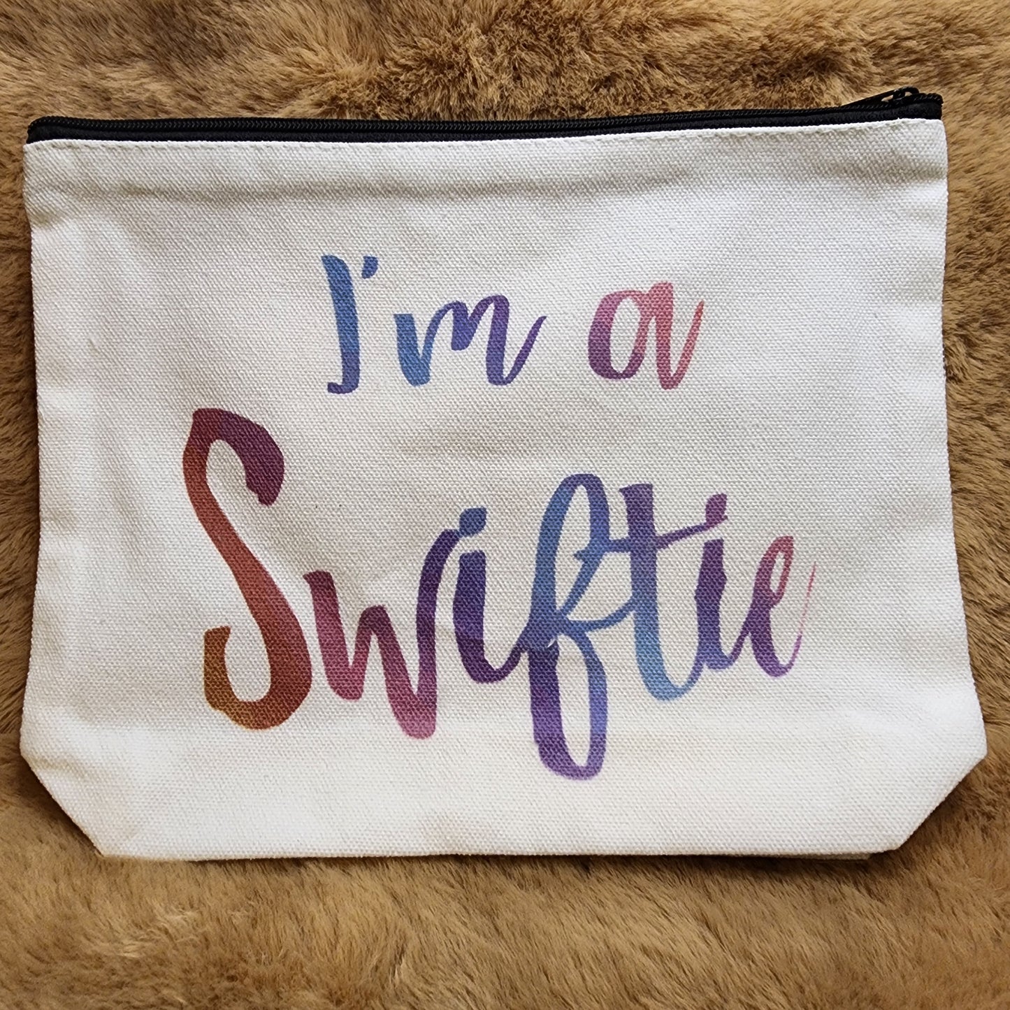 I'm a Swiftie Canvas Makeup Bag