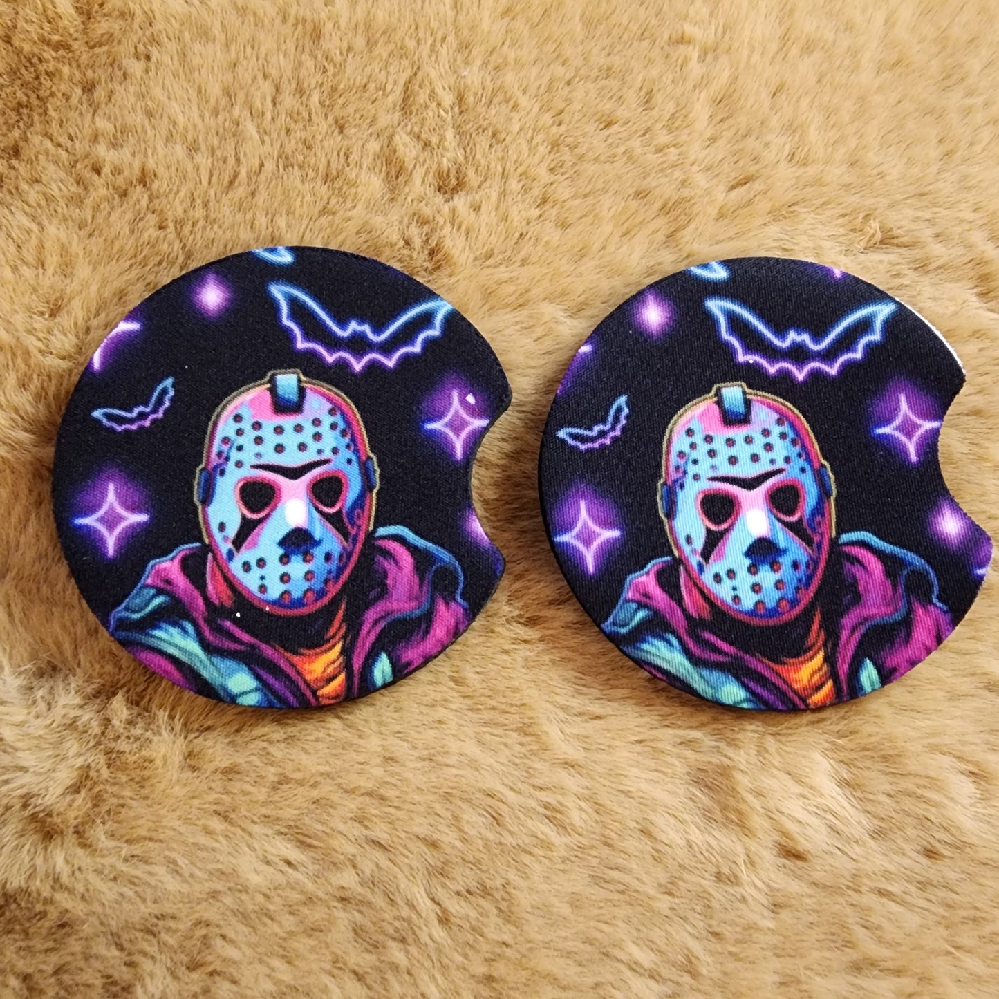 Horror 2 pc car coaster set