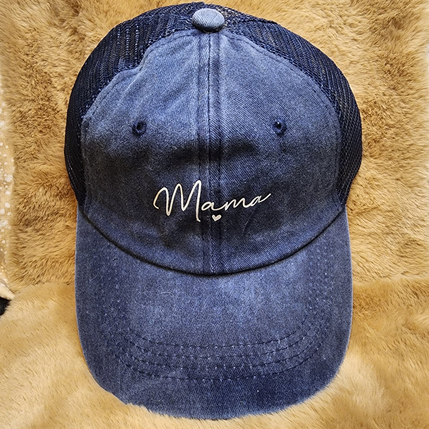 Mama Faded Wash Baseball Cap