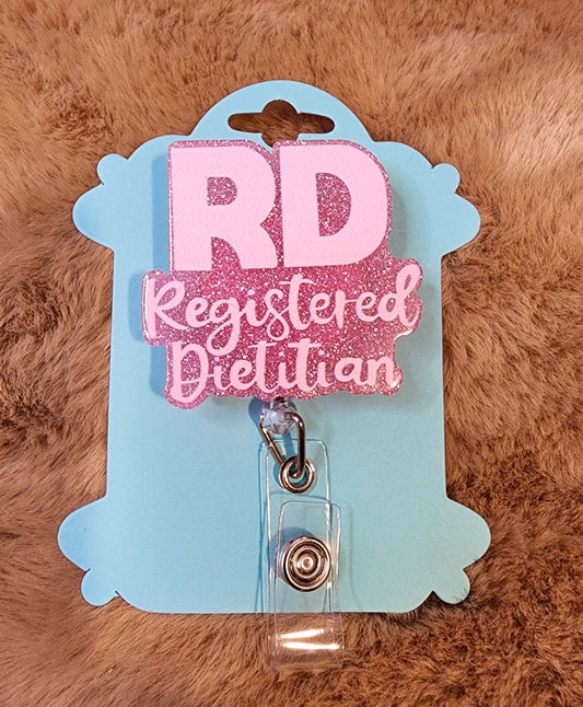 Registered Dietitian Badge Reel