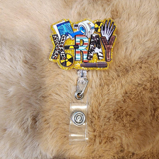 X-Ray Tech Gold Badge Reel