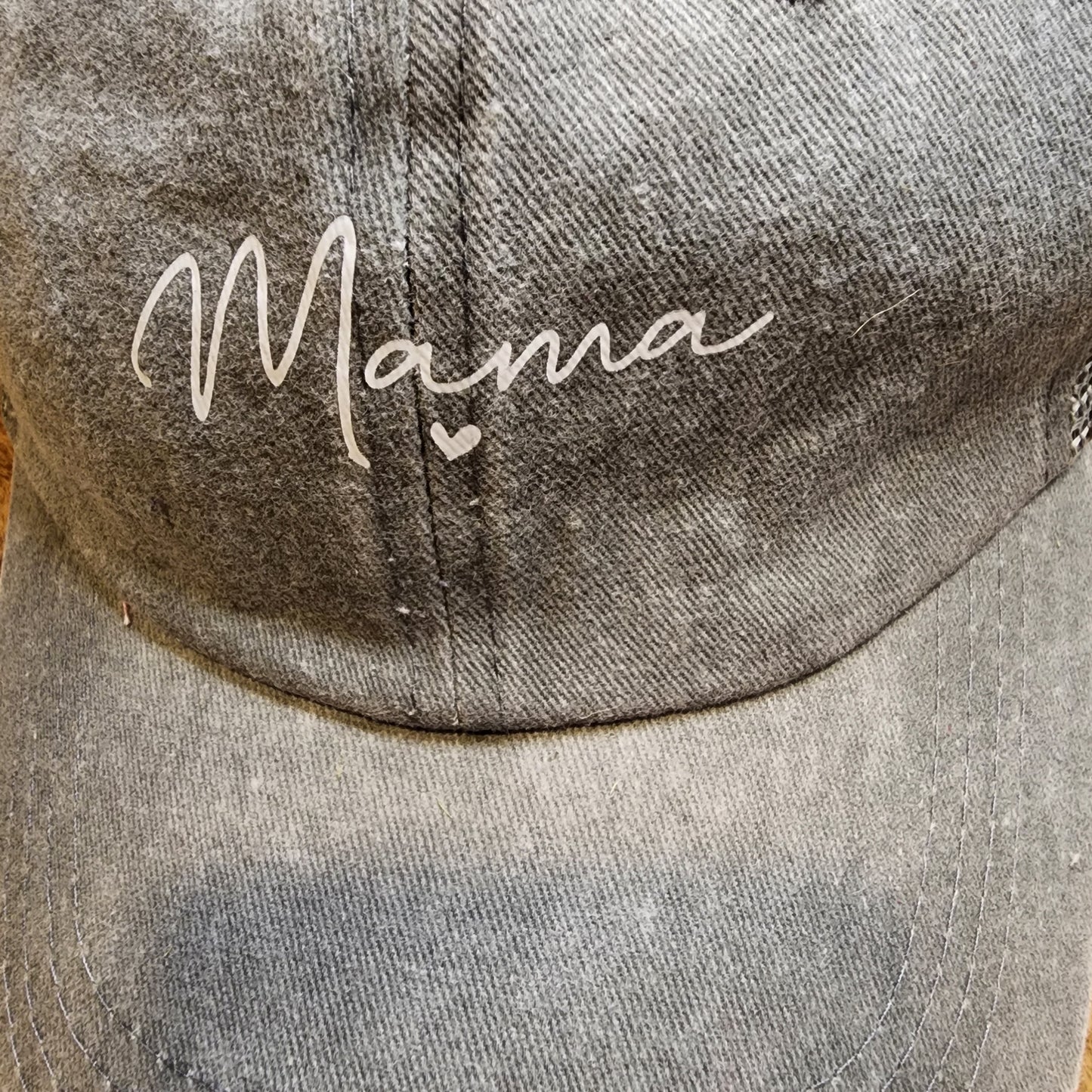 Mama Faded Wash Baseball Cap