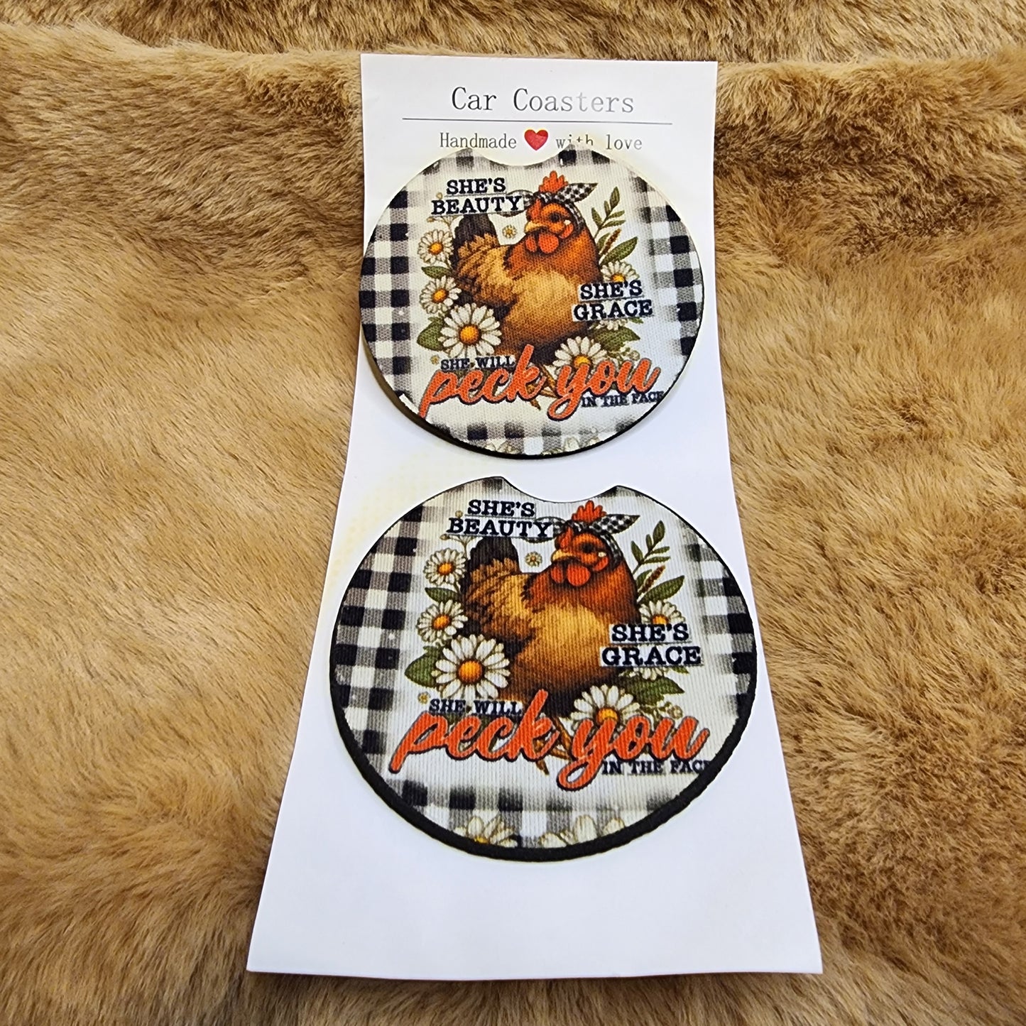 Chicken Car Coaster