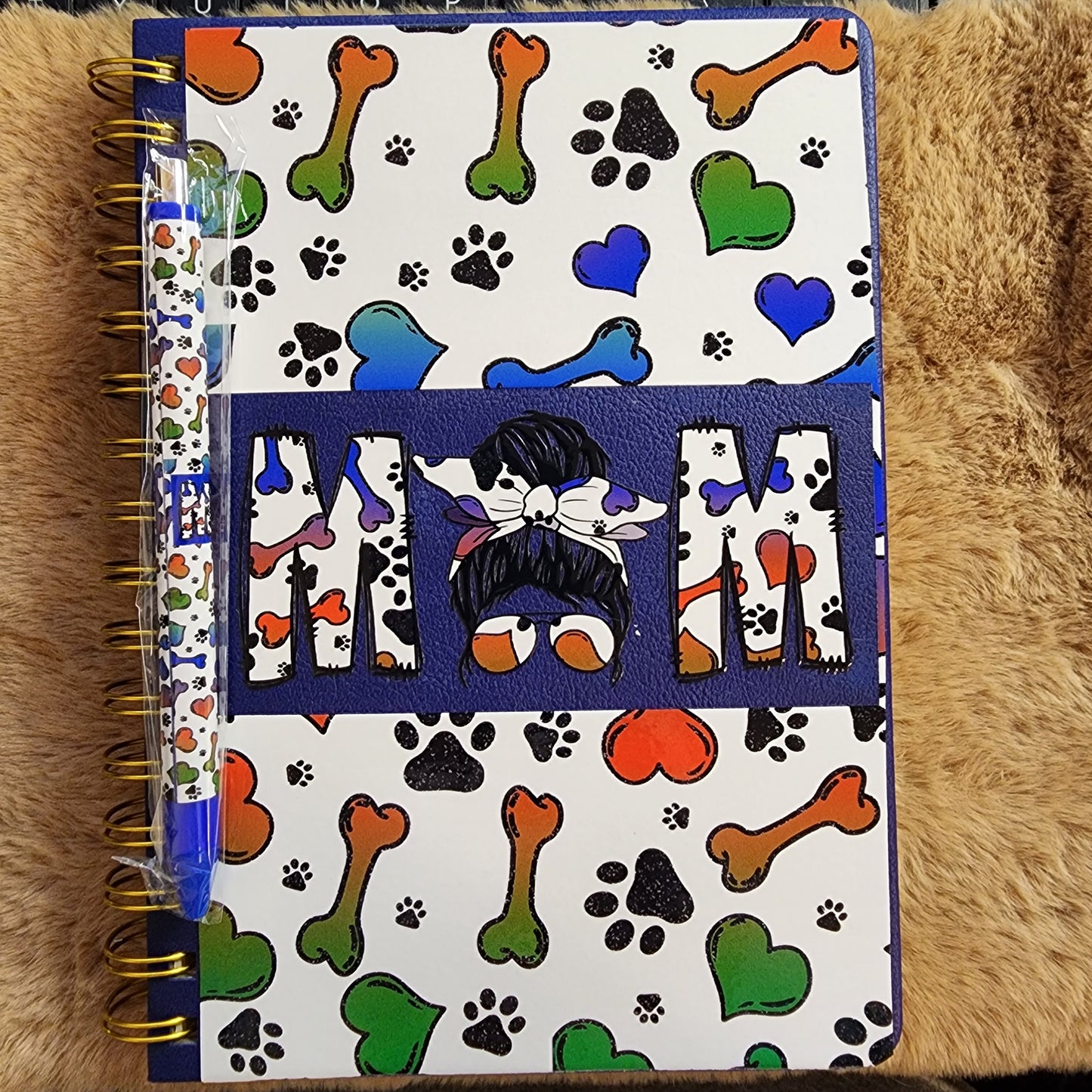 Dog Mom Notebook/Journal with matching pen