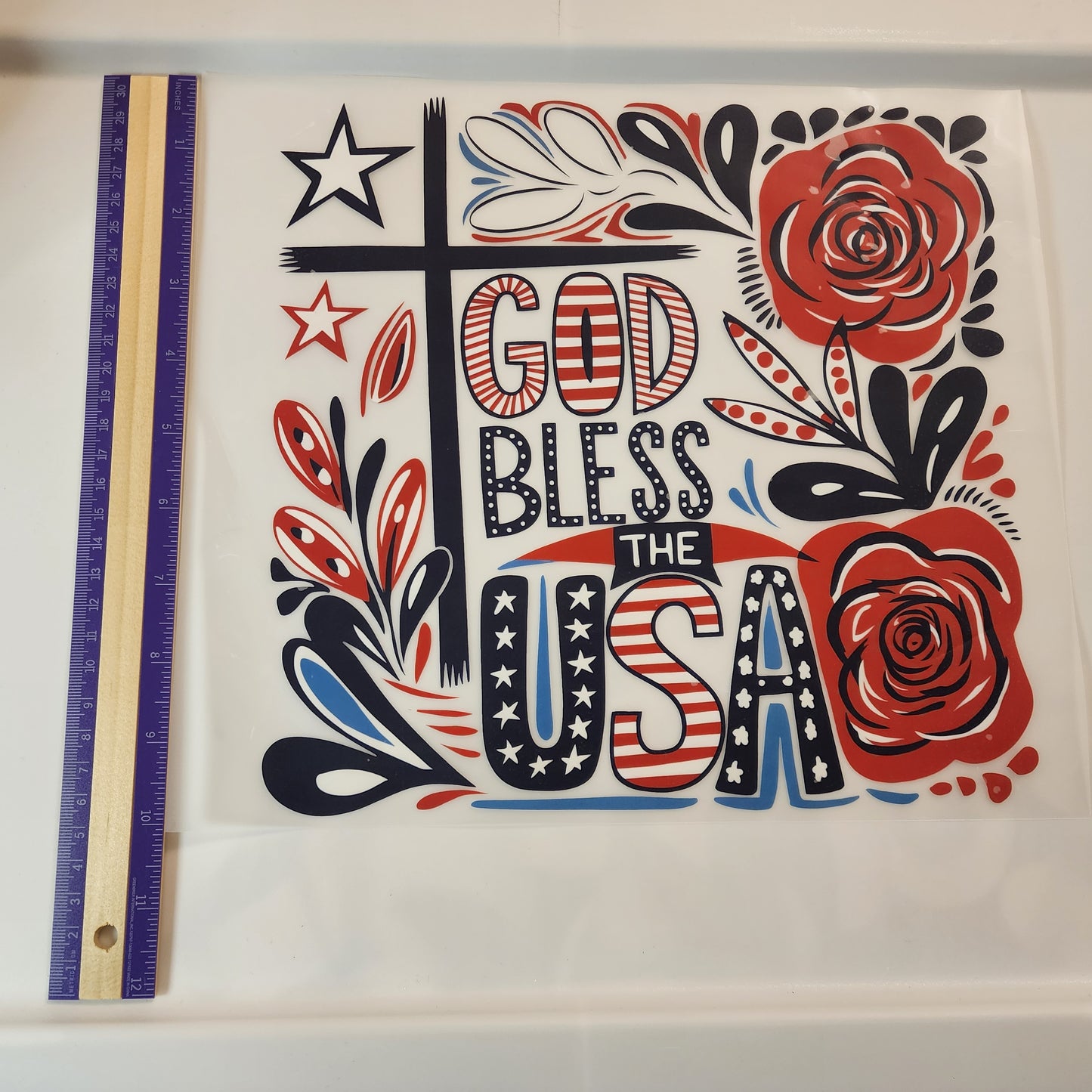 Patriotic DTF shirt transfers
