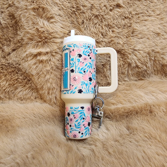 RN Nurse Mini Tumbler Keychain
