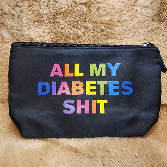 Diabetes Nylon Makeup Bag