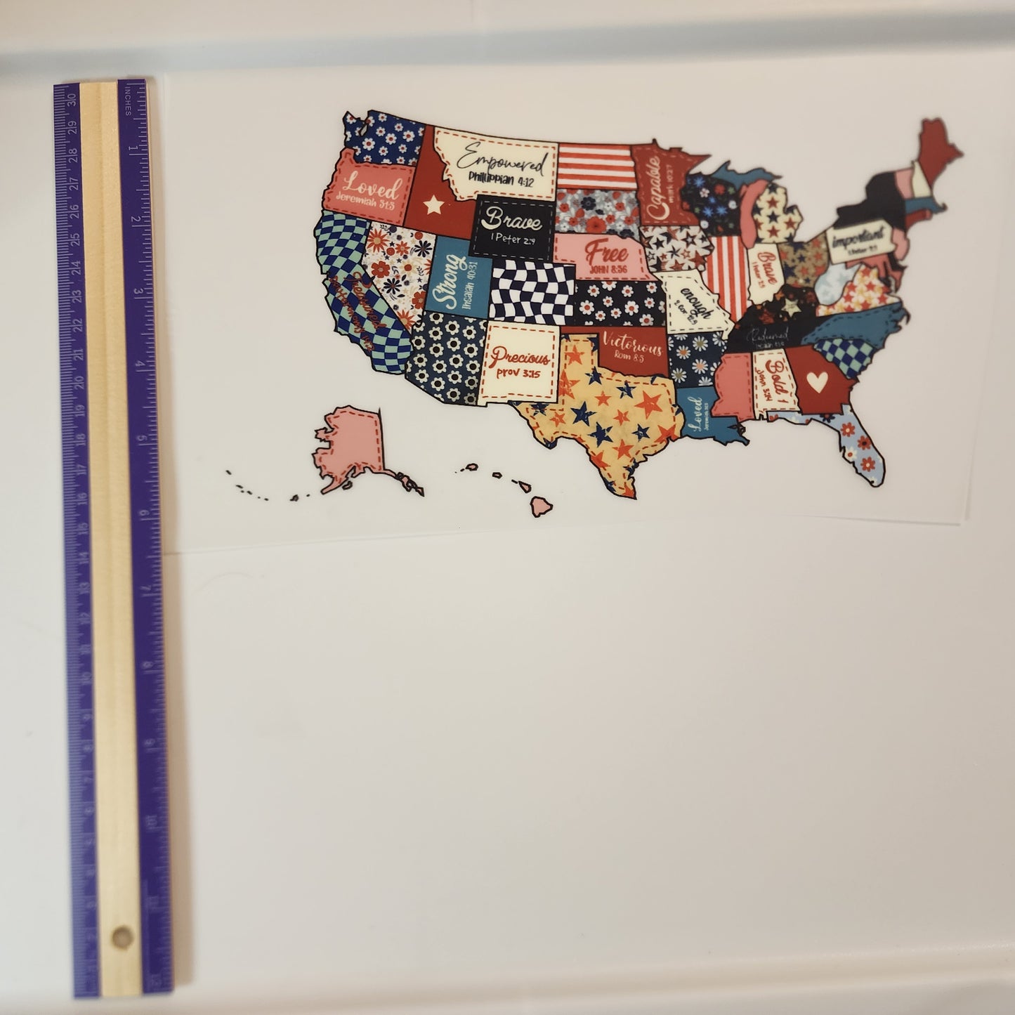Patriotic DTF shirt transfers