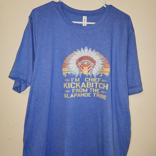 XL  Heather Blue Tribe Shirt