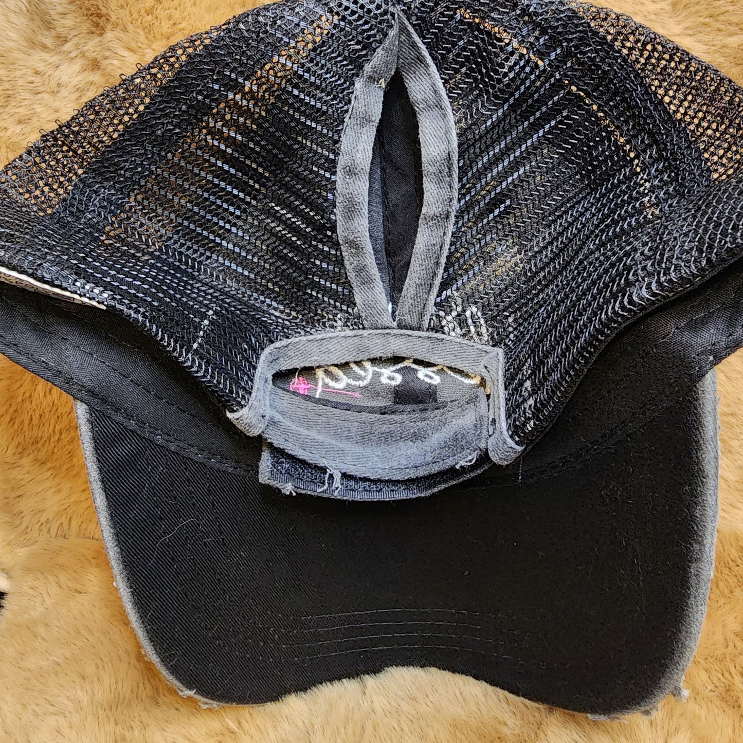 Simply Blessed Ponytail Baseball Cap